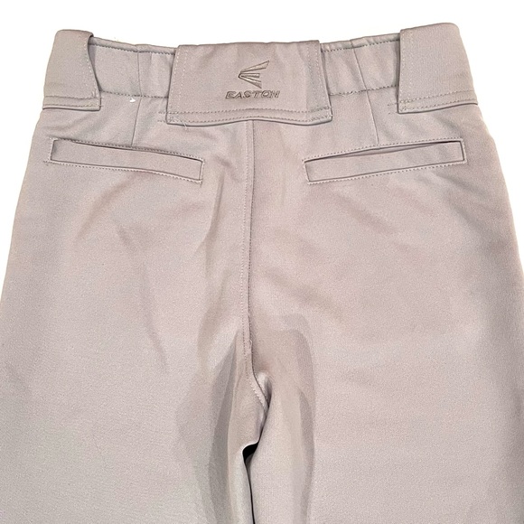 Easton Grey Adjustable Length Open Hem Baseball Uniform Pants Boys XL GUC - Picture 4 of 8